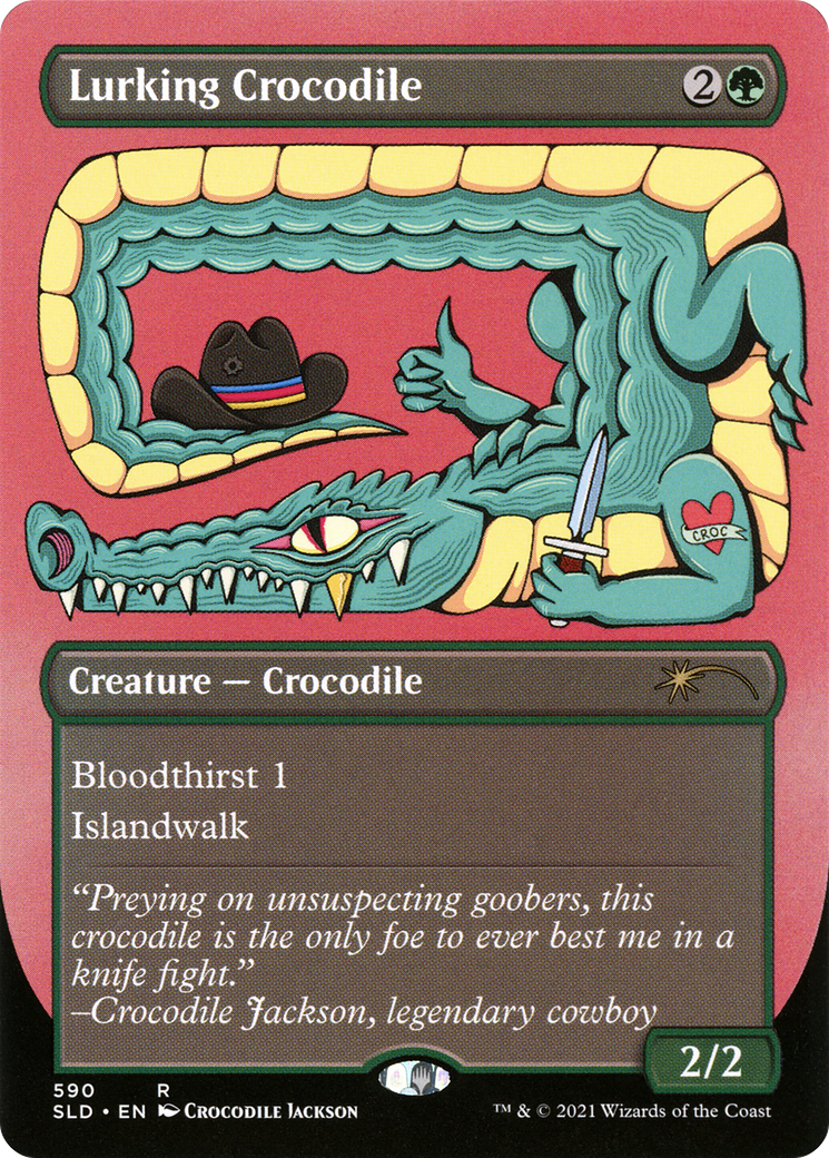 Lurking Crocodile [Secret Lair Drop Promos] | Good Games Adelaide SA