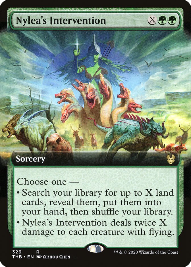 Nylea's Intervention (Extended Art) [Theros Beyond Death] | Good Games Adelaide SA