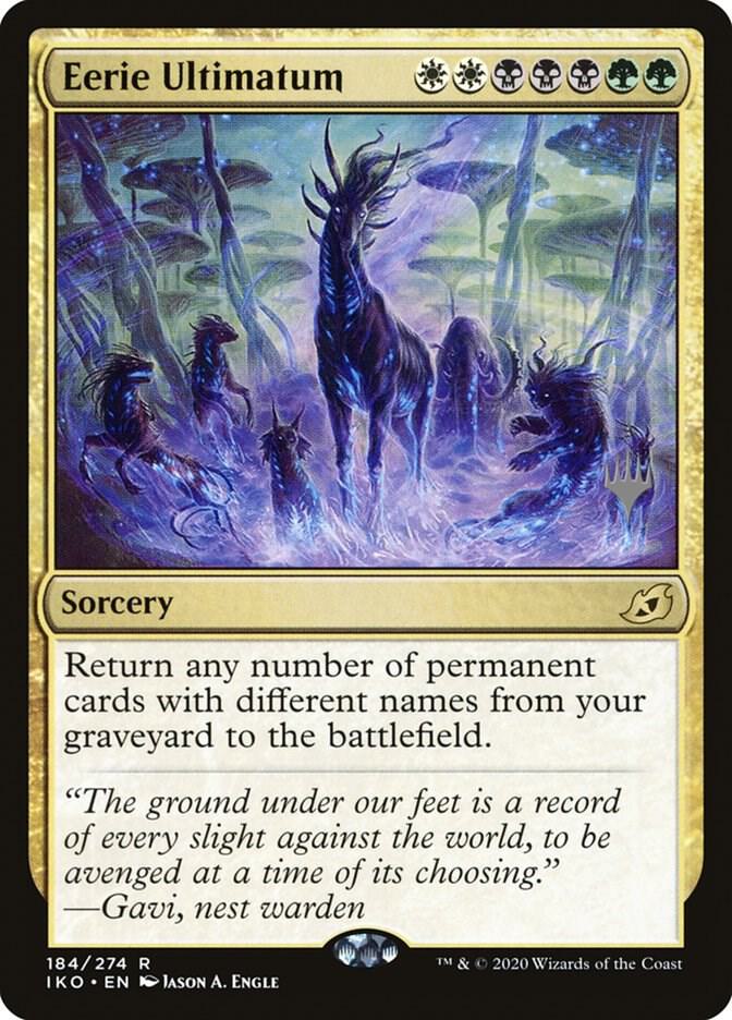 Eerie Ultimatum 184 (Promo Pack: Ikoria)  - Foil | Good Games Adelaide SA