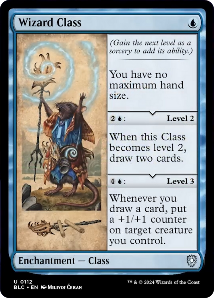 Wizard Class [Bloomburrow Commander] | Good Games Adelaide SA