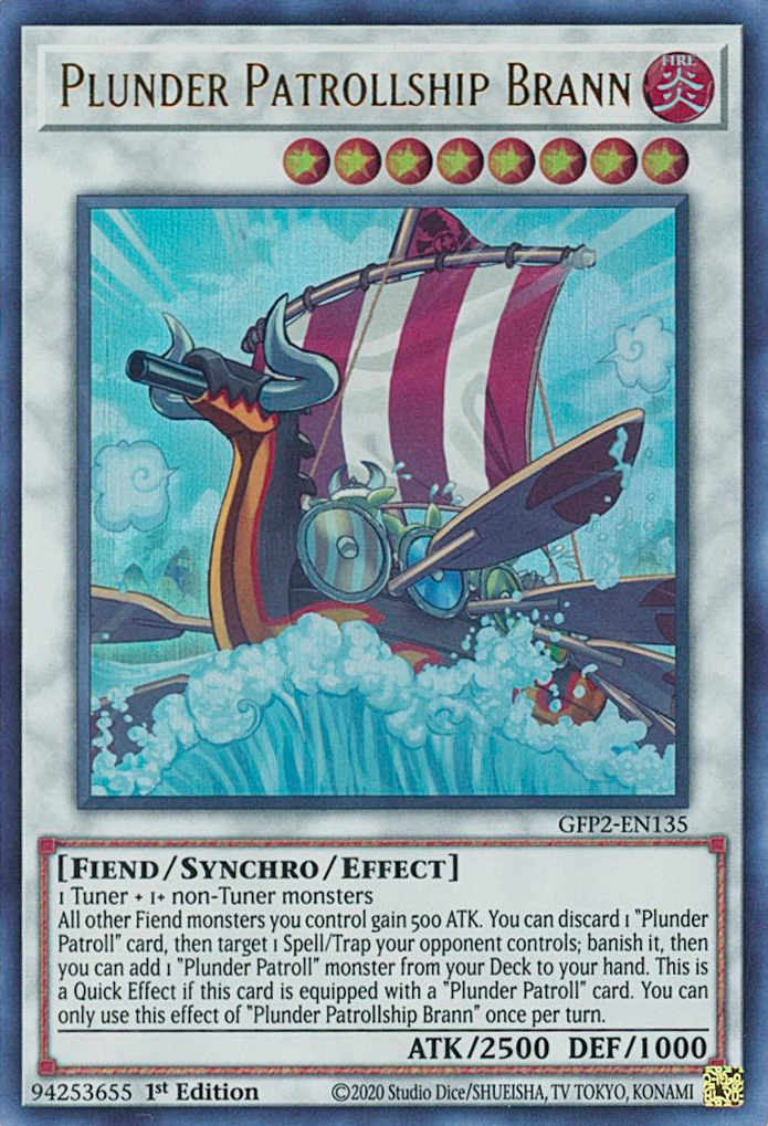Plunder Patrollship Brann [GFP2-EN135] Ultra Rare | Good Games Adelaide SA
