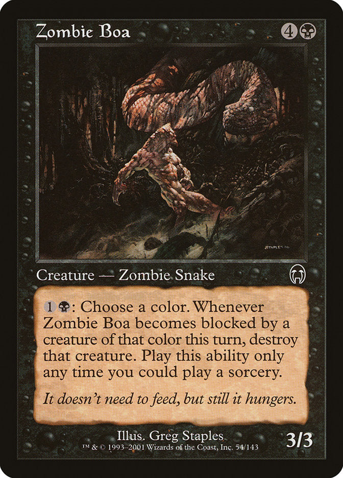 Zombie Boa 54 (Apocalypse)  | Good Games Adelaide SA