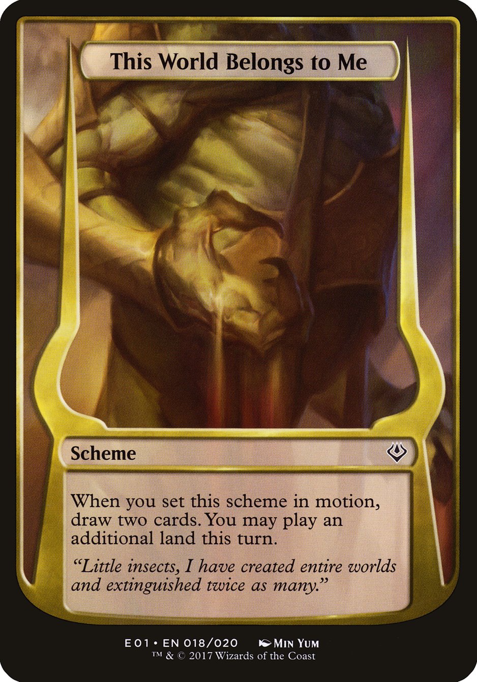 This World Belongs to Me (Archenemy: Nicol Bolas) [Archenemy: Nicol Bolas Schemes] | Good Games Adelaide SA