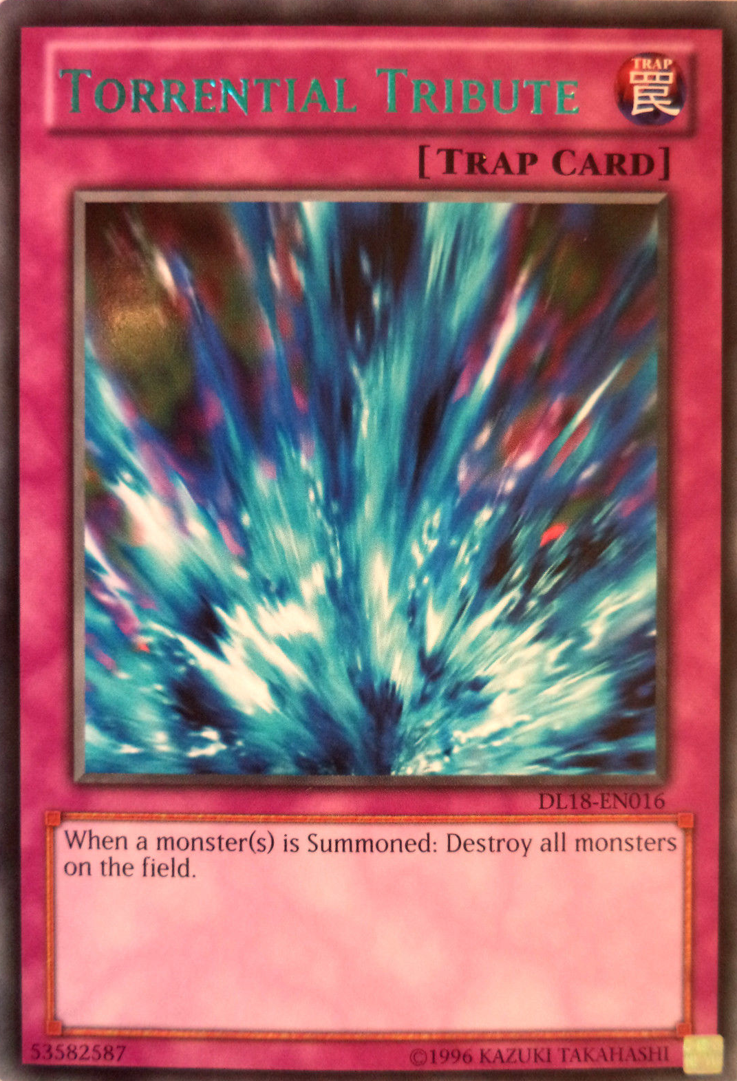Torrential Tribute (Blue) [DL18-EN016] Rare | Good Games Adelaide SA
