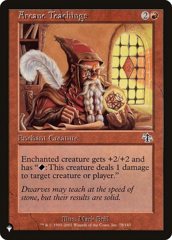 Arcane Teachings Misprint 78/143 (The List Reprints)  | Good Games Adelaide SA