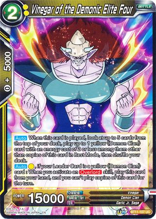 Vinegar of the Demonic Elite Four [BT11-107] | Good Games Adelaide SA