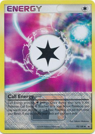 Call Energy (92/100) (League Promo) [Diamond & Pearl: Majestic Dawn] | Good Games Adelaide SA