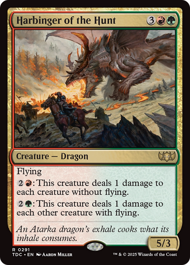 Harbinger of the Hunt [Tarkir: Dragonstorm Commander] | Good Games Adelaide SA