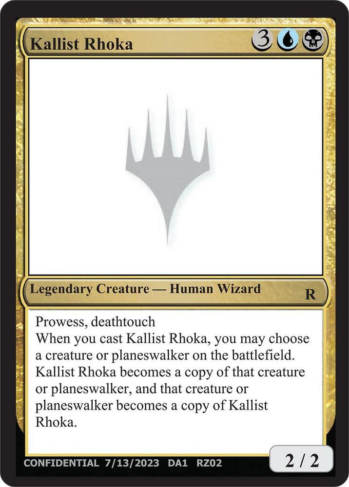 Kallist Rhoka  (Un-Known Event Playtest Cards)  | Good Games Adelaide SA
