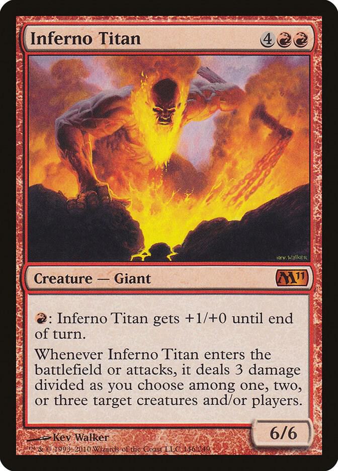 Inferno Titan 146 (Magic 2011 (M11))  - Foil | Good Games Adelaide SA