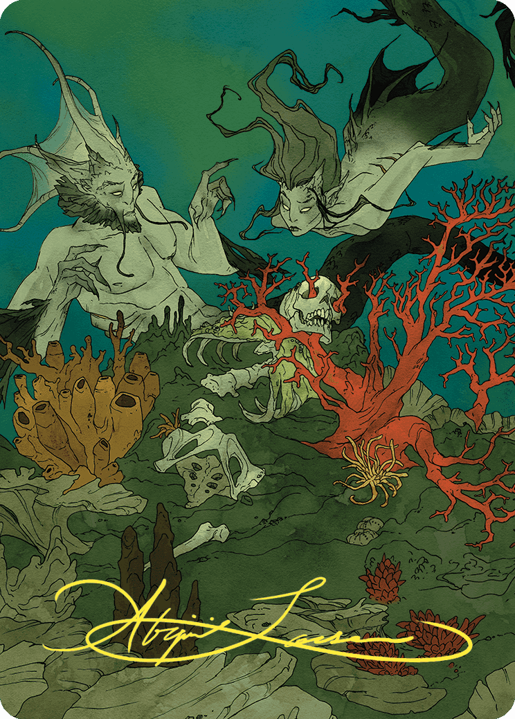 Curiosity Art Card (Gold-Stamped Signature) [Wilds of Eldraine Art Series] | Good Games Adelaide SA