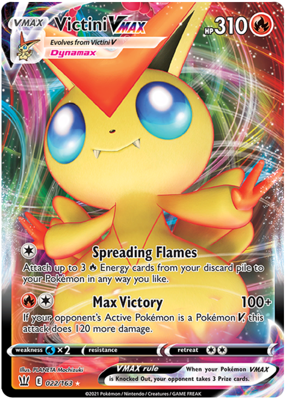 Victini VMAX (022/163) [Sword & Shield: Battle Styles] | Good Games Adelaide SA