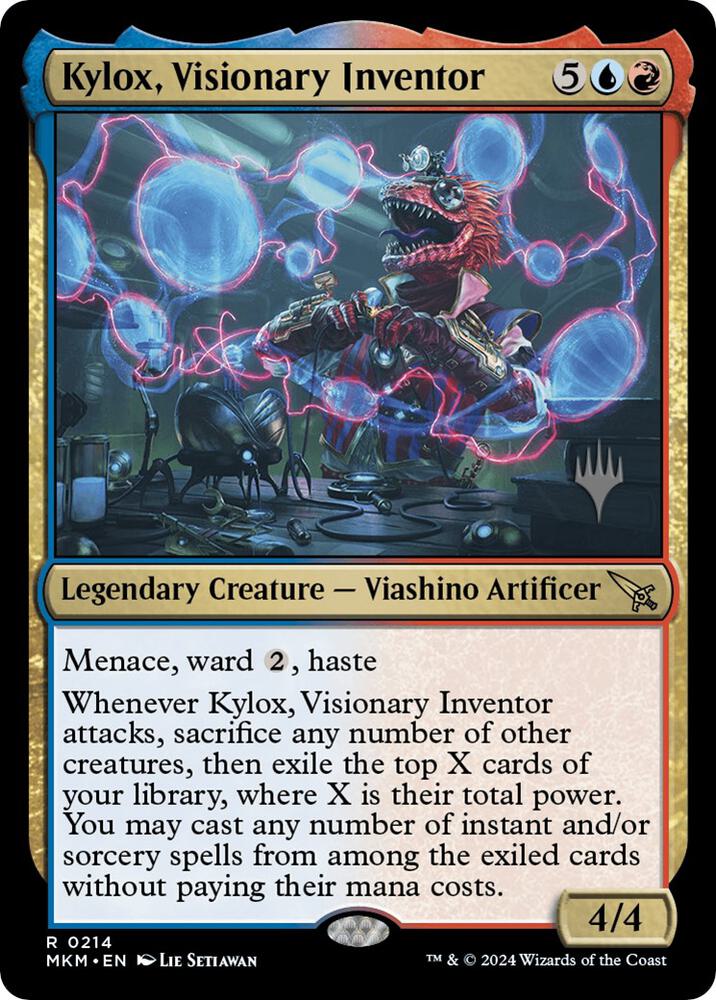 Kylox Visionary Inventor 214 (Promo Pack: Murders at Karlov Manor)  - Foil | Good Games Adelaide SA