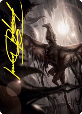 Shadrix Silverquill Art Card Gold Stamped Signature 59 (Art Series: Strixhaven)  | Good Games Adelaide SA