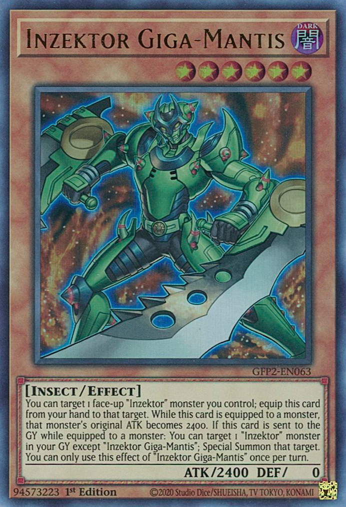 Inzektor Giga-Mantis [GFP2-EN063] Ultra Rare | Good Games Adelaide SA