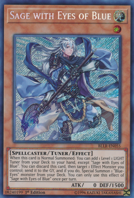 Sage with Eyes of Blue [BLLR-EN055] Secret Rare | Good Games Adelaide SA