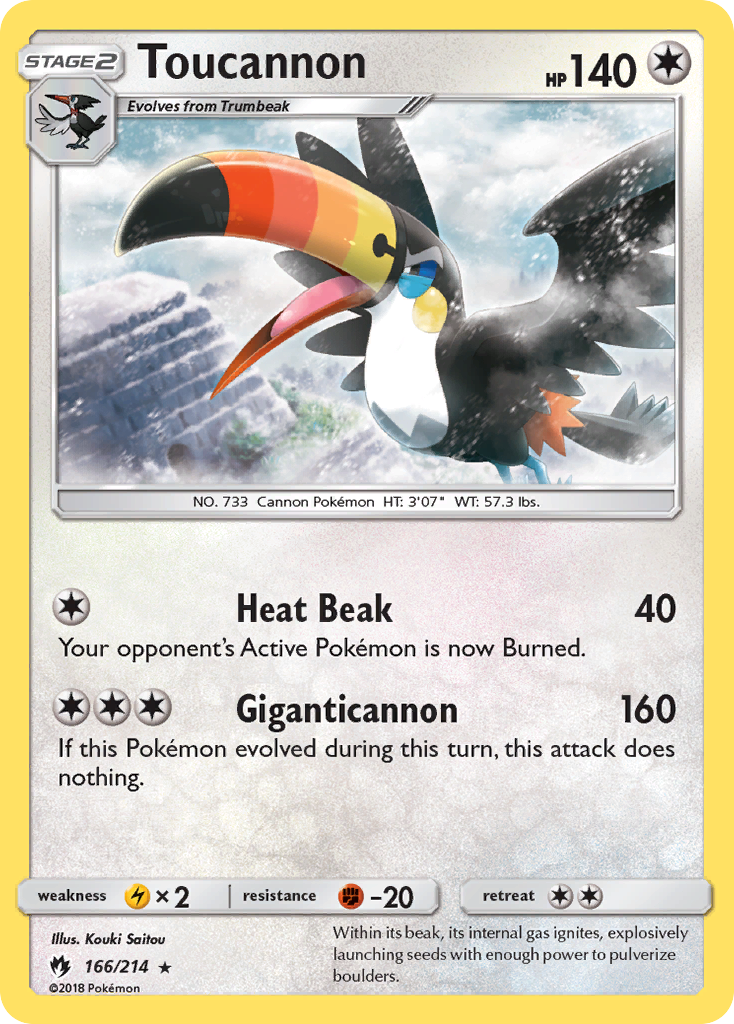 Toucannon (166/214) [Sun & Moon: Lost Thunder] | Good Games Adelaide SA