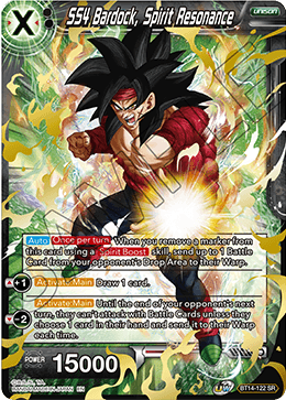 SS4 Bardock, Spirit Resonance (BT14-122) [Cross Spirits] | Good Games Adelaide SA