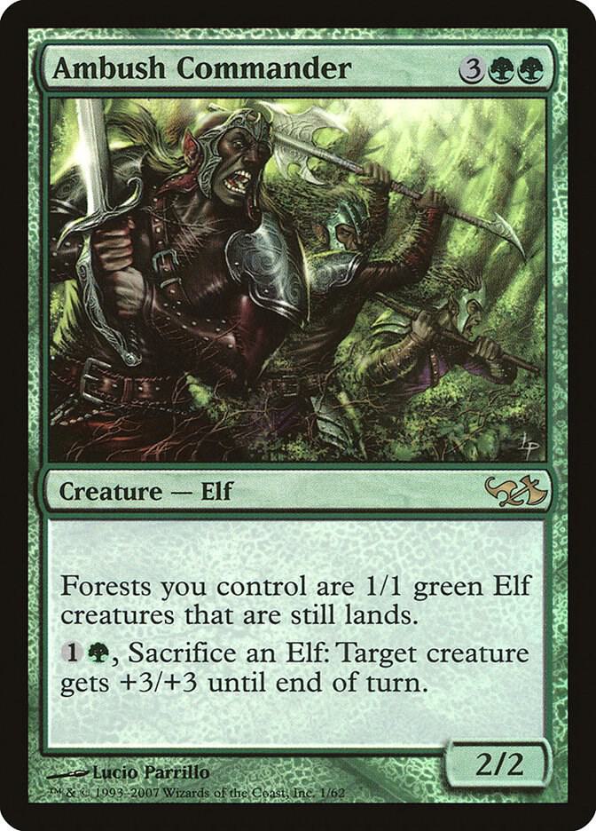 Ambush Commander 1 (Duel Decks: Elves vs. Goblins)  - Foil | Good Games Adelaide SA
