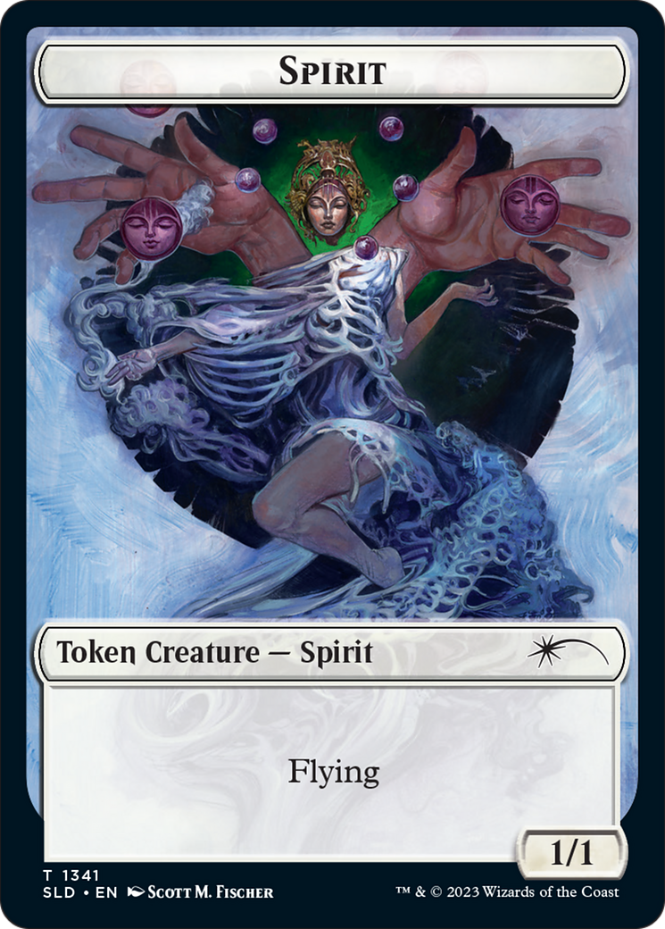 Angel // Spirit Double-Sided Token [Secret Lair Drop Series] | Good Games Adelaide SA