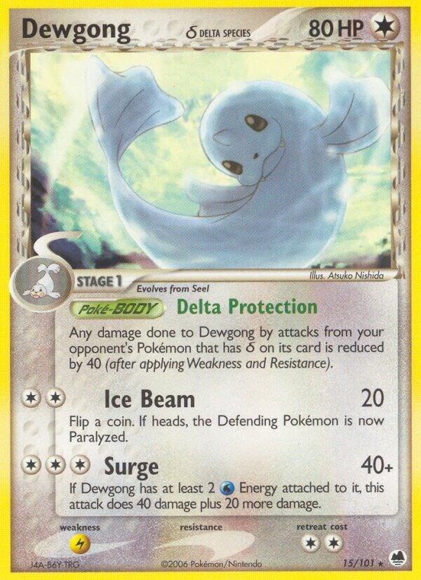 Dewgong Delta Species 15/101 (Dragon Frontiers)  | Good Games Adelaide SA