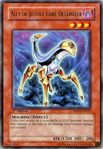 Ally of Justice Core Destroyer [TSHD-EN037] Rare | Good Games Adelaide SA