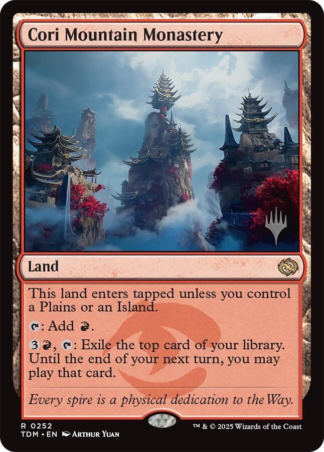 Cori Mountain Monastery 252 (Promo Pack: Tarkir: Dragonstorm)  | Good Games Adelaide SA