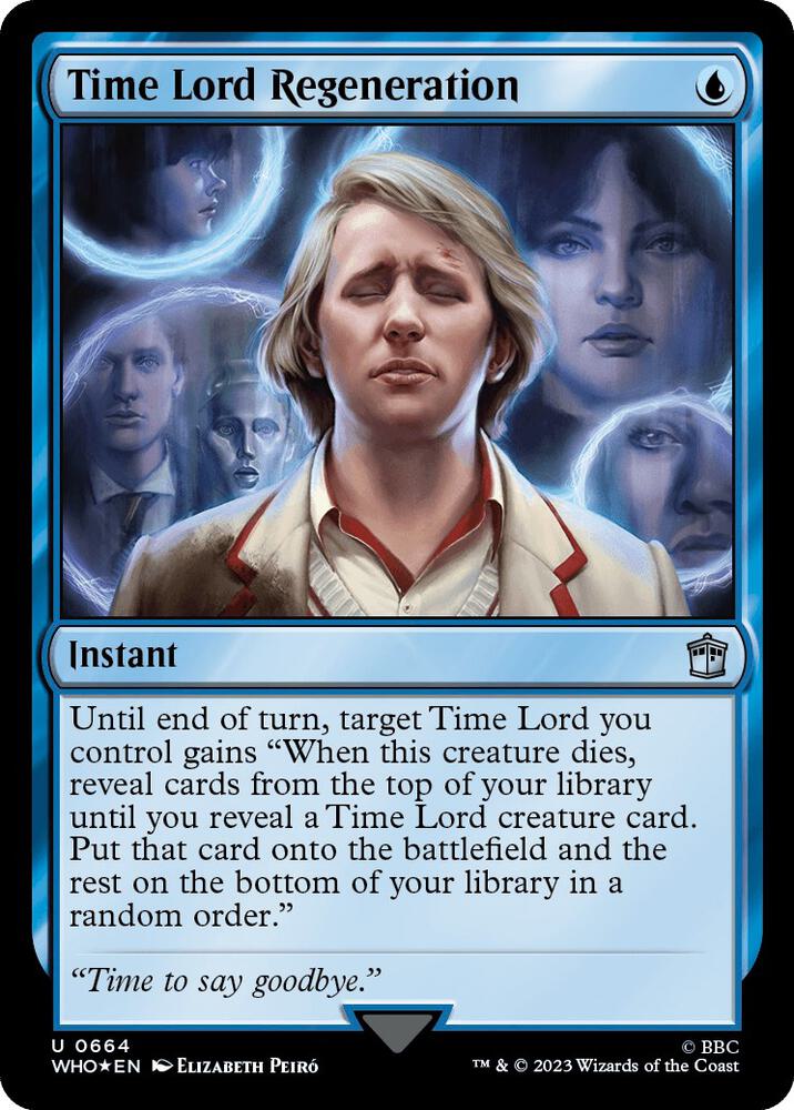 Time Lord Regeneration 664 (Universes Beyond: Doctor Who)  - Foil | Good Games Adelaide SA