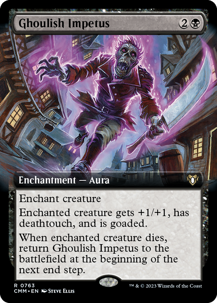 Ghoulish Impetus (Extended Art) [Commander Masters] | Good Games Adelaide SA