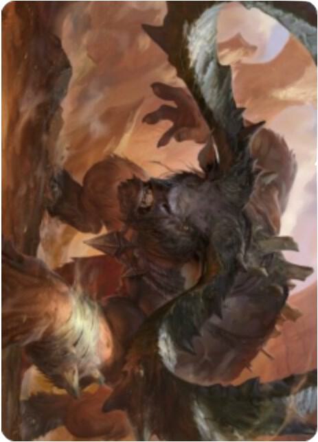 Moraug Fury of Akoum Art Card 66 (Art Series: Zendikar Rising)  | Good Games Adelaide SA