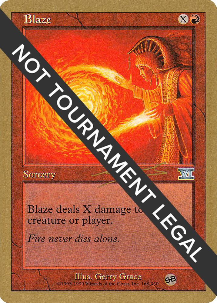Blaze 2000 Nicolas Labarre 6ED SB nl168sb/117 (World Championship Decks)  | Good Games Adelaide SA