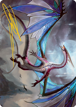 Moonveil Regent Art Card (Gold-Stamped Signature) [Innistrad: Midnight Hunt Art Series] | Good Games Adelaide SA