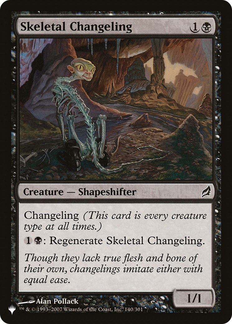 Skeletal Changeling [The List Reprints] | Good Games Adelaide SA