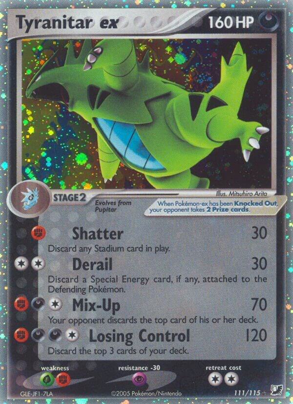 Tyranitar ex 111/115 (Unseen Forces)  - Holofoil | Good Games Adelaide SA