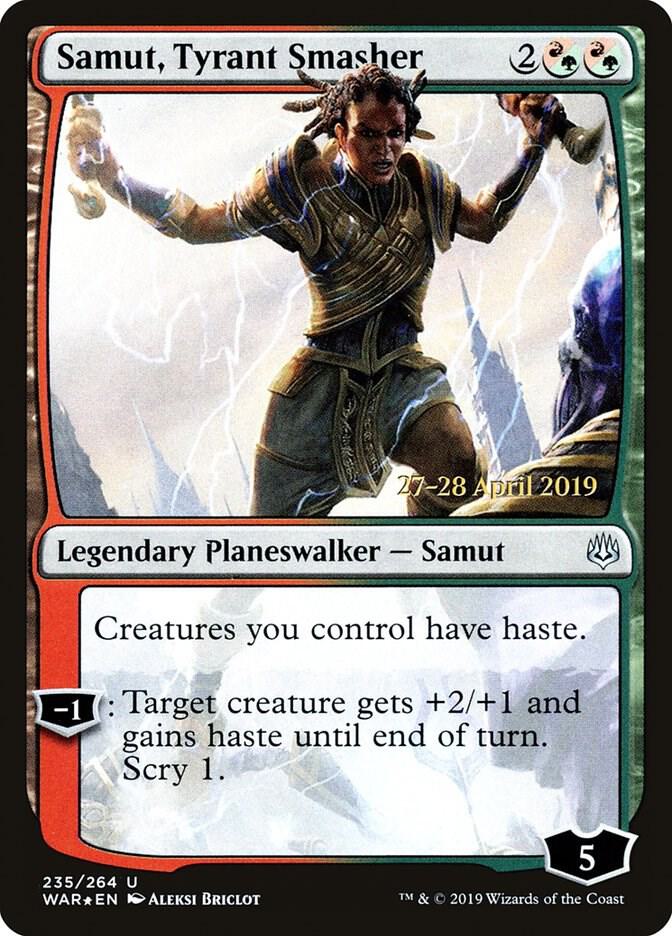Samut Tyrant Smasher 235 (Prerelease Cards)  - Foil | Good Games Adelaide SA