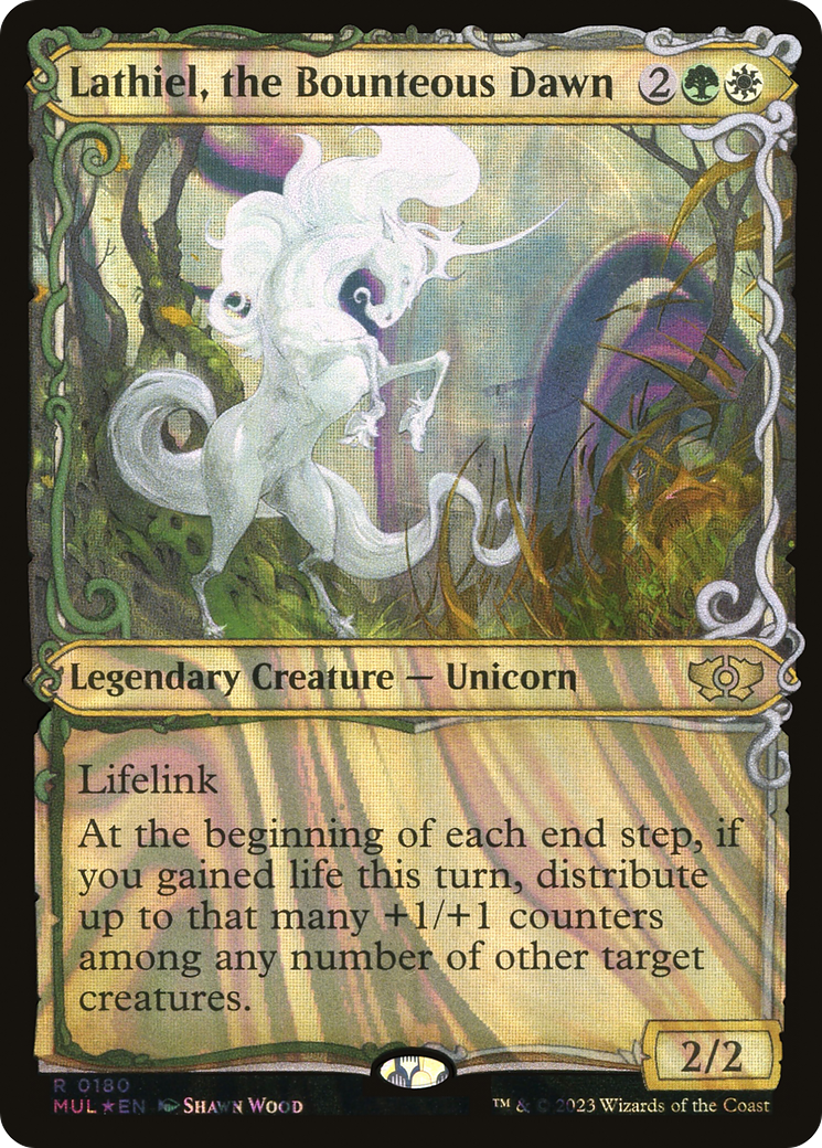 Lathiel, the Bounteous Dawn (Halo Foil) [Multiverse Legends] | Good Games Adelaide SA