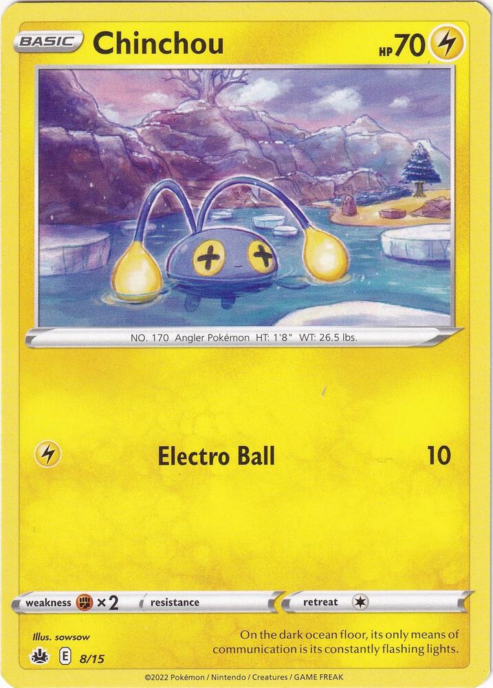 Chinchou 008/015 (McDonald's Promos 2022)  | Good Games Adelaide SA