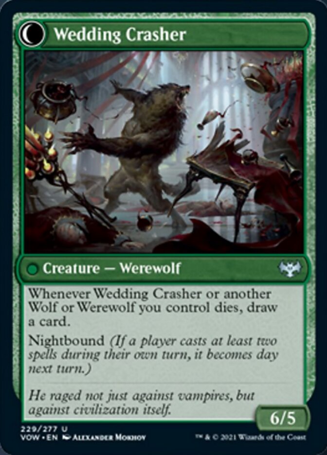 Wolfkin Outcast // Wedding Crasher [Innistrad: Crimson Vow] | Good Games Adelaide SA