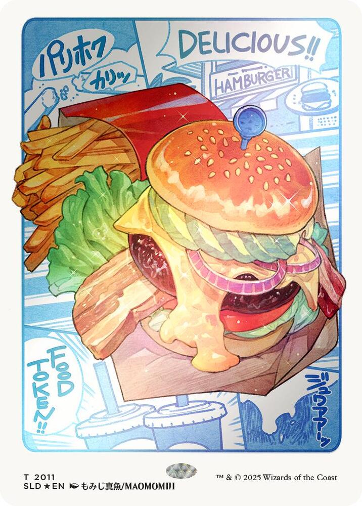 Food Token 2011 Rainbow Foil 2011 (Secret Lair Drop Series)  - Foil | Good Games Adelaide SA