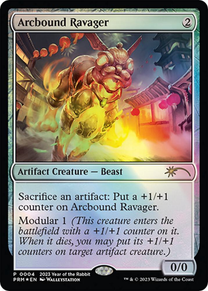 Arcbound Ravager Year of the Rabbit 2023 4 (Unique and Miscellaneous Promos)  - Foil | Good Games Adelaide SA