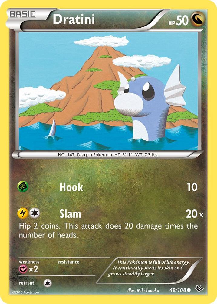 Dratini 49/108 (XY - Roaring Skies)  | Good Games Adelaide SA