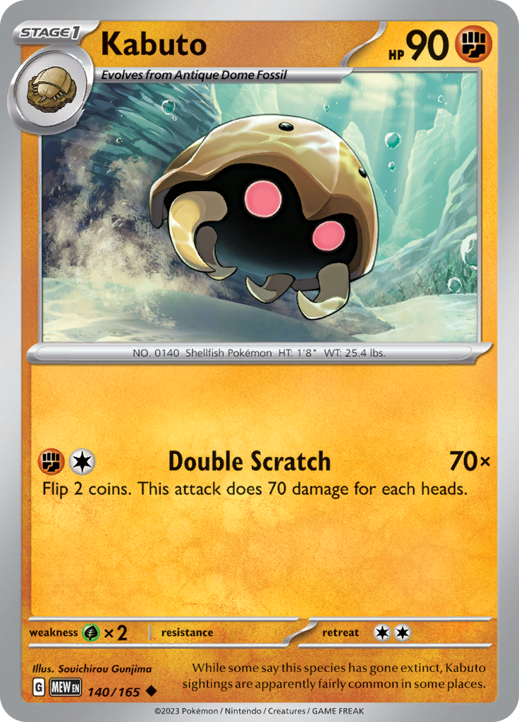 Kabuto (140/165) [Scarlet & Violet: 151] | Good Games Adelaide SA