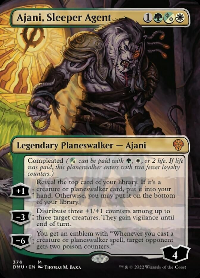 Ajani, Sleeper Agent (Borderless) (376) [Dominaria United] | Good Games Adelaide SA