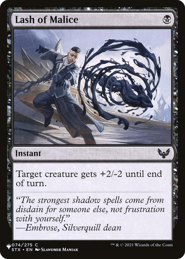 Lash of Malice 074/275 (The List Reprints)  | Good Games Adelaide SA