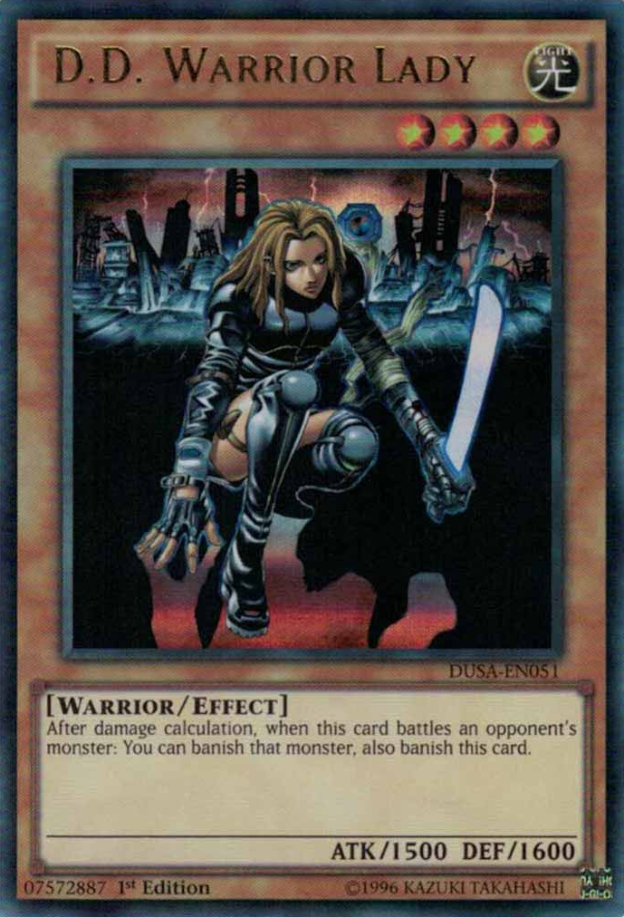 D.D. Warrior Lady [DUSA-EN051] Ultra Rare | Good Games Adelaide SA