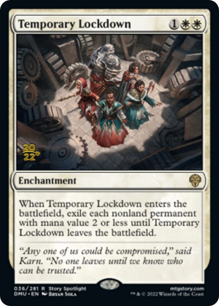 Temporary Lockdown 36 (Prerelease Cards)  - Foil | Good Games Adelaide SA