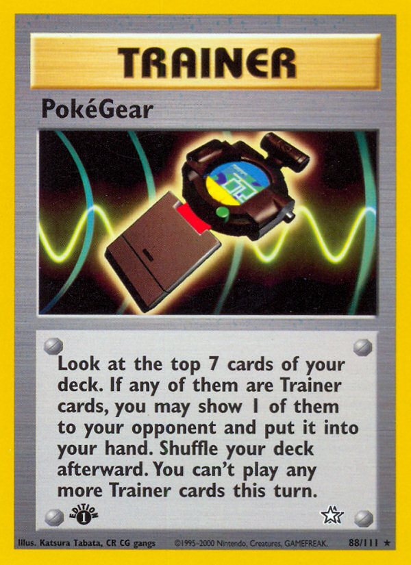 PokeGear (88/111) [Neo Genesis 1st Edition] | Good Games Adelaide SA