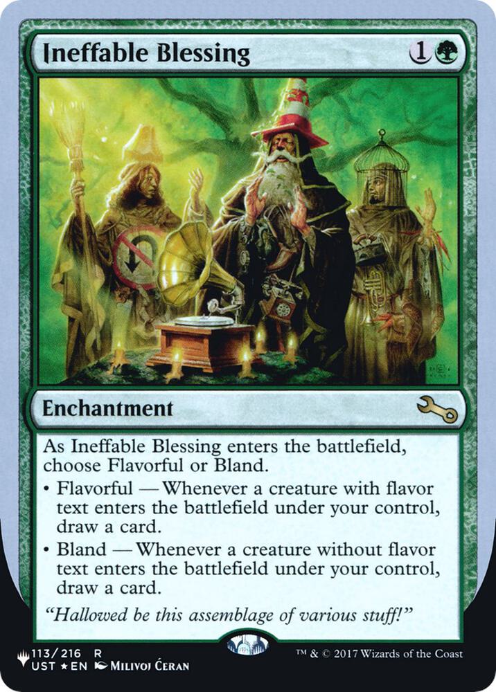 Ineffable Blessing A 113/216 (The List Reprints)  - Foil | Good Games Adelaide SA