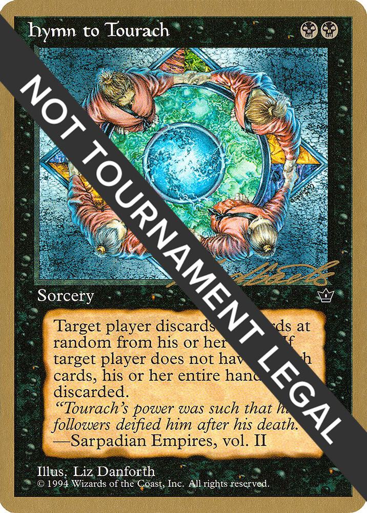 Hymn to Tourach Circle 1996 Leon Lindback FEM ll38b/308 (World Championship Decks)  | Good Games Adelaide SA