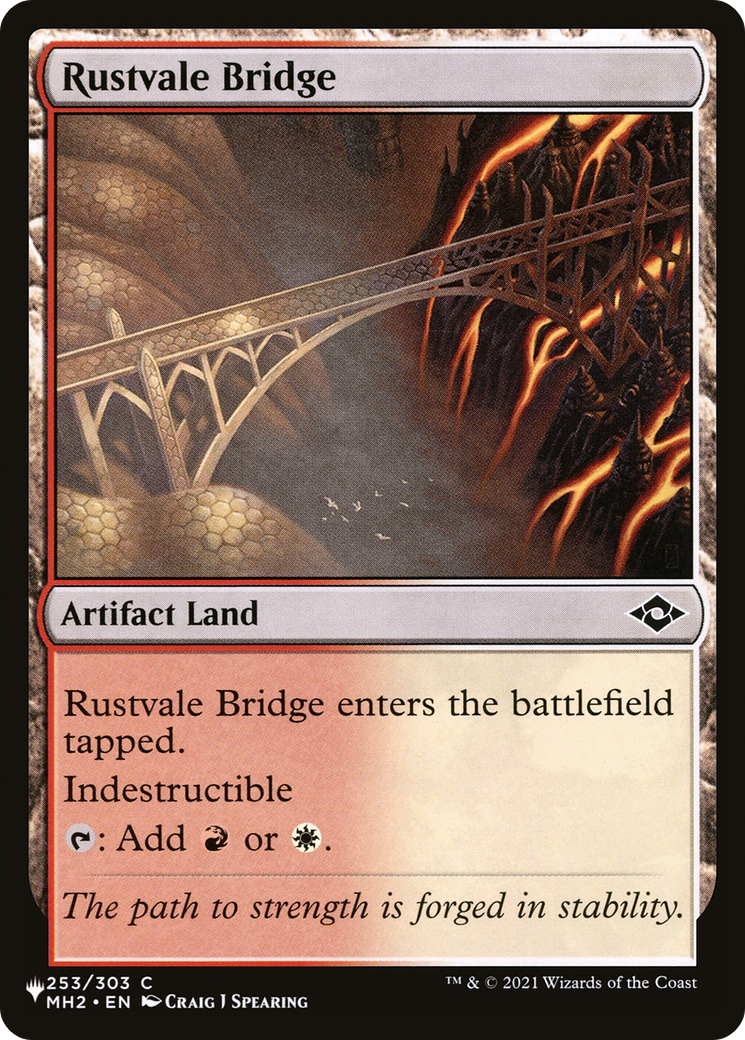 Rustvale Bridge [The List Reprints] | Good Games Adelaide SA